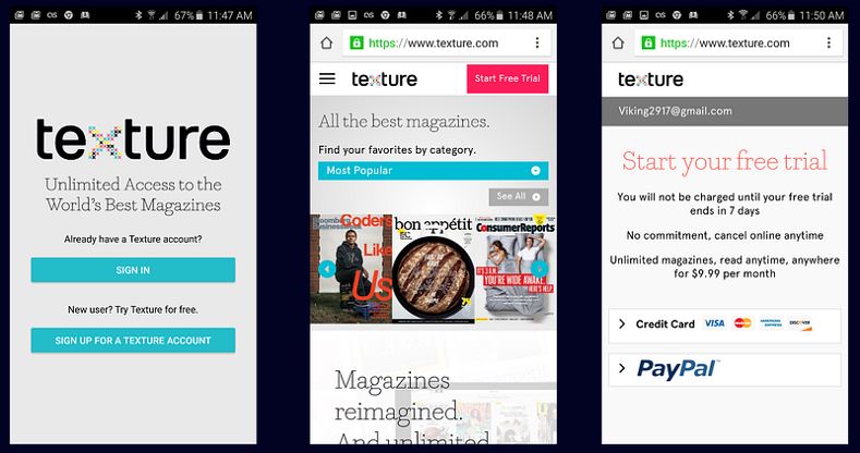 First three steps on Texture Onboarding First three steps on Texture Onboarding