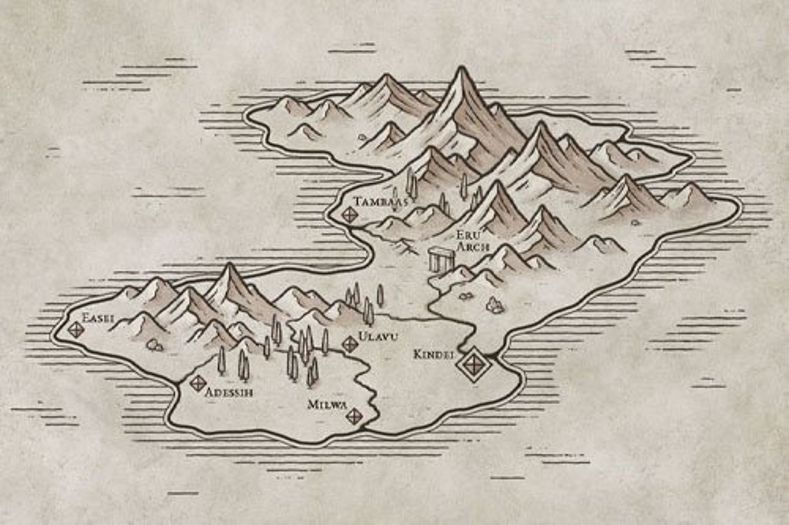 Easy Way to Add Ocean Hatching to Your Fantasy Maps — Map Effects