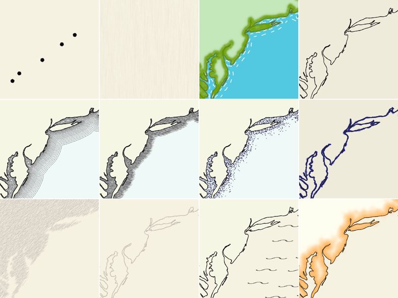 Hand-Drawn and Antique Styles with QGIS - Andy Woodruff, cartographer