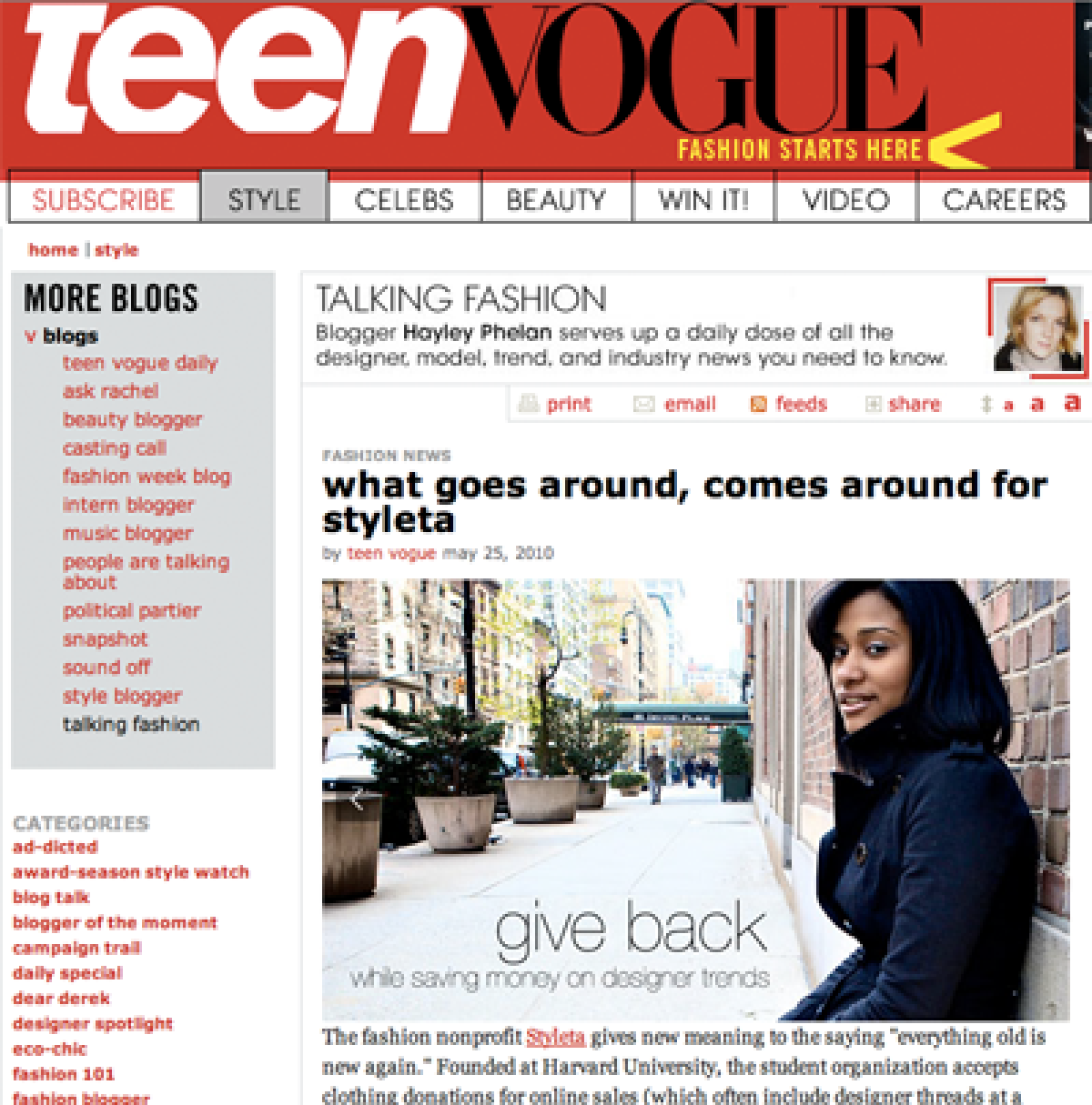 Joining the board of Styleta!