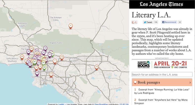 LA Book Map
