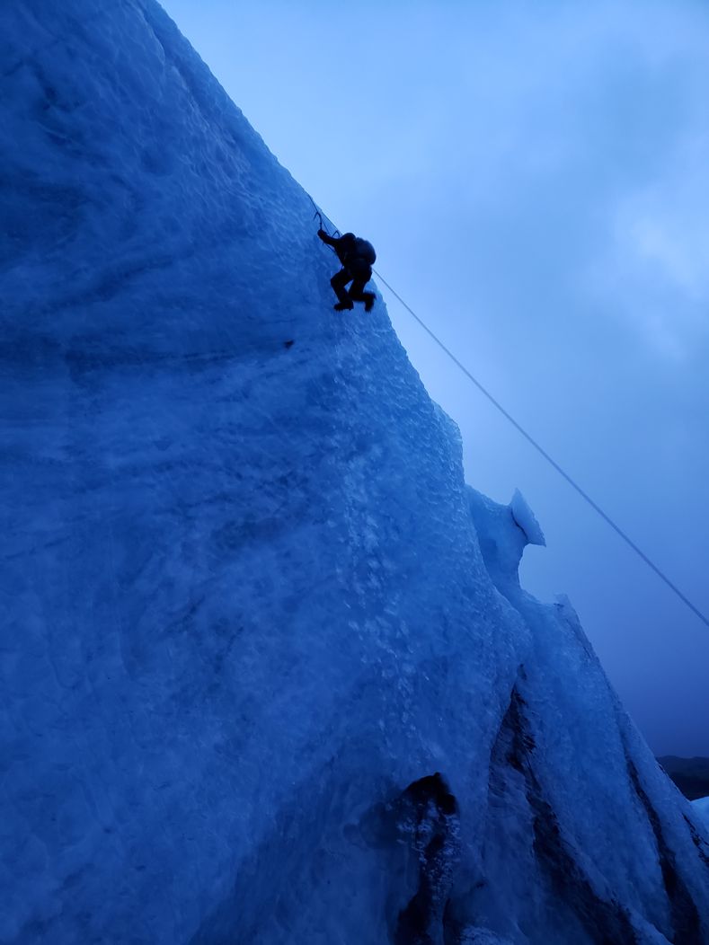 Ice climbing