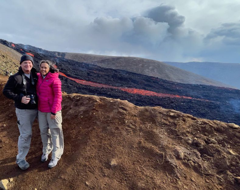 Fagradalsfjall volcano in Iceland